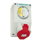 CEE-Steckdose abschaltbar, abgesichert (IEC 60309)