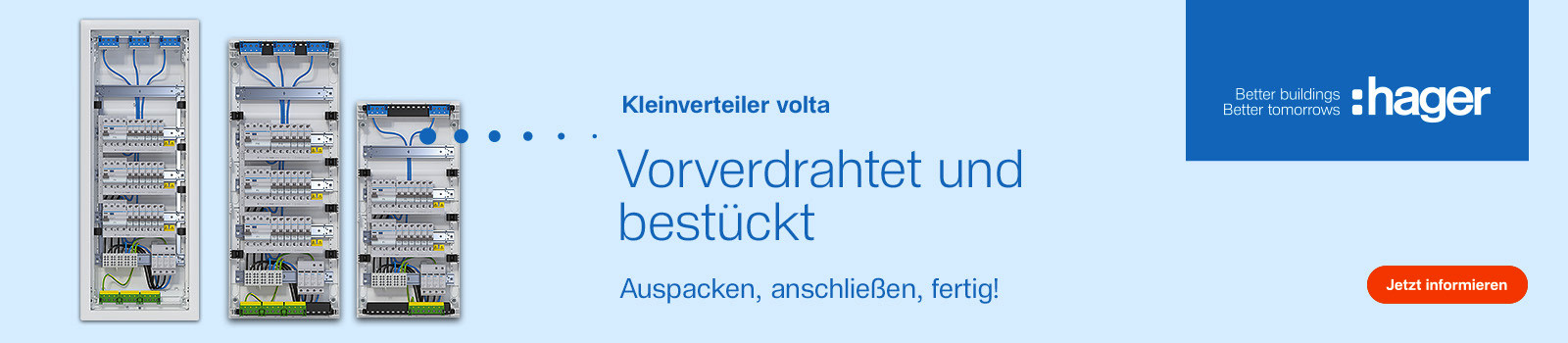 Hager-Schrankmontage