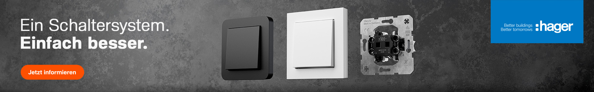 Hager Standard Schalter Kampagne