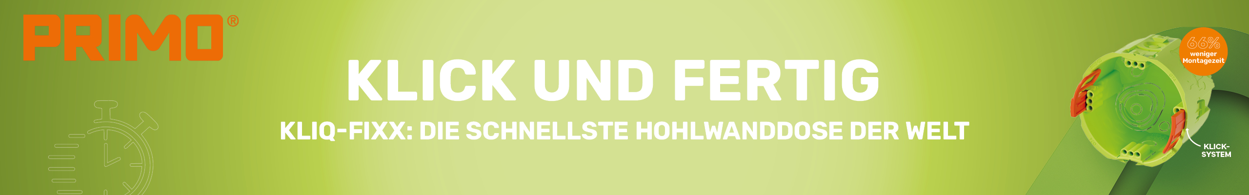 PRIMO Klick und fertig